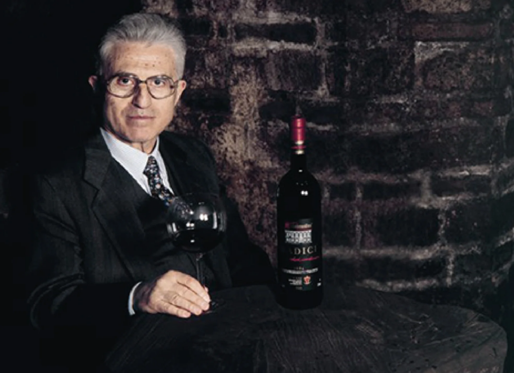 Antonio Mastroberardino ze swoim Radici. 